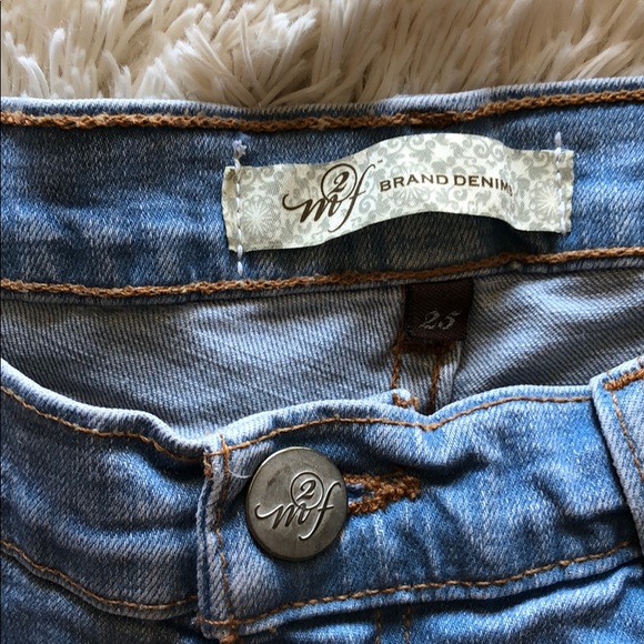 Free People M2F Nordstrom High-low Denim Shorts - Picture 2 of 3